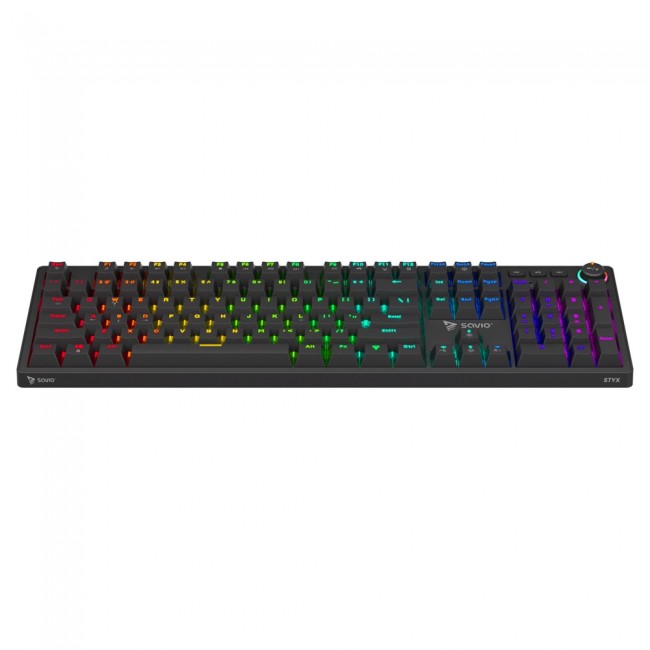 SAVIO STYX Mechanical Keyboard Outemu Red, Hot Swap, RGB SAVIO STYX Mechanical Keyboard Outemu Red, Hot Swap, RGB