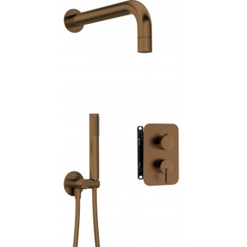 Concealed shower set