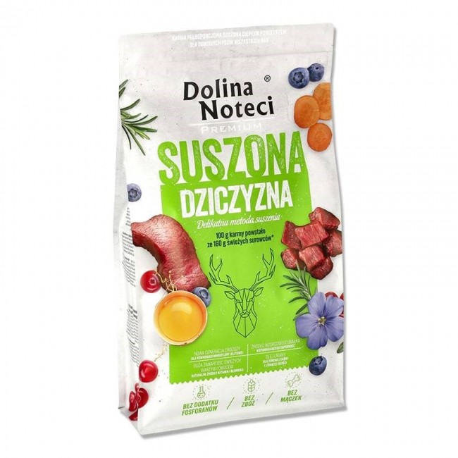 DOLINA NOTECI Premium Dried game - dried food for dogs - 9kg DOLINA NOTECI Premium Dried game - dried food for dogs - 9kg