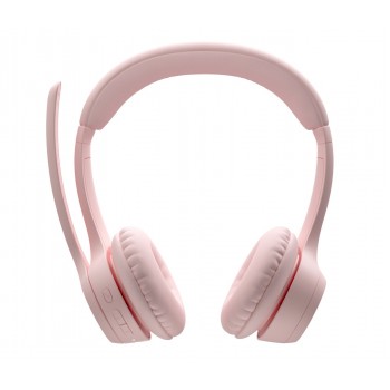 Logitech 981-001412 headphones/headset Wireless Head-band Office/Call center Bluetooth Rose