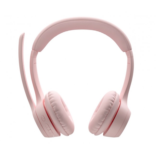 Logitech 981-001412 headphones/headset Wireless Head-band Office/Call center Bluetooth Rose