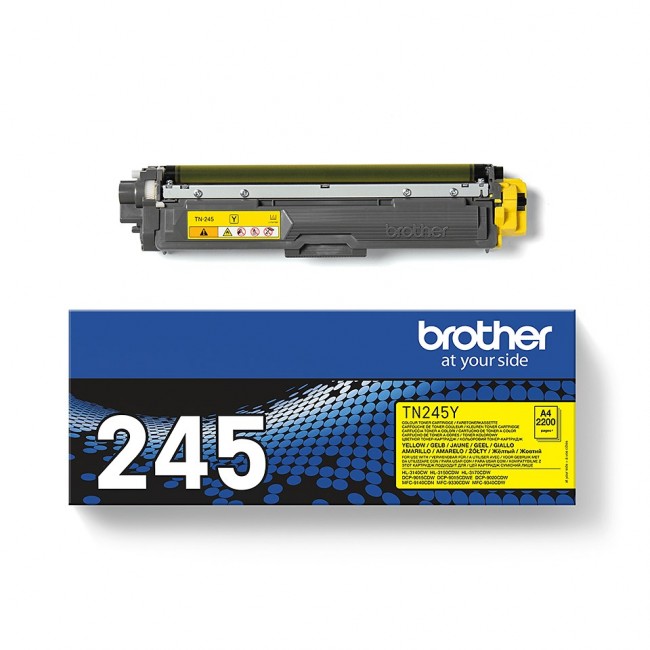 Brother TN-245Y toner cartridge 1 pc(s) Original Yellow Brother TN-245Y toner cartridge 1 pc(s) Original Yellow