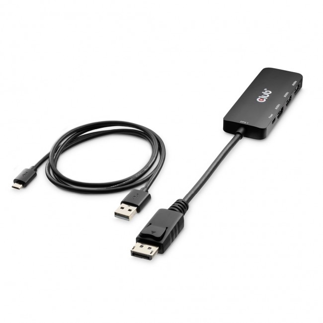 CLUB3D DisplayPort to Triple HDMI 8K60Hz Hub