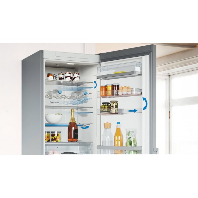 Bosch Serie 6 KGN39LBCF fridge-freezer Freestanding 363 L C Black