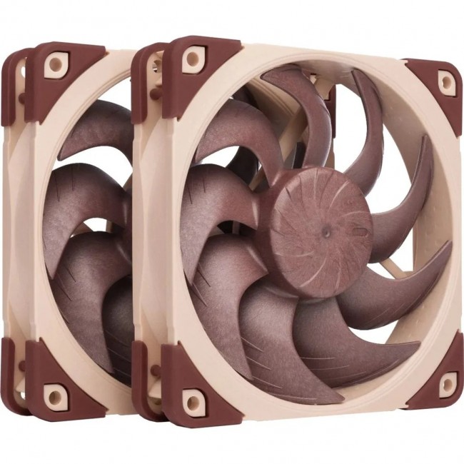 Noctua NF-A12X25 G2 PWM SX2-PP computer cooling system Computer case Fan 12 cm Beige 2 pc(s)