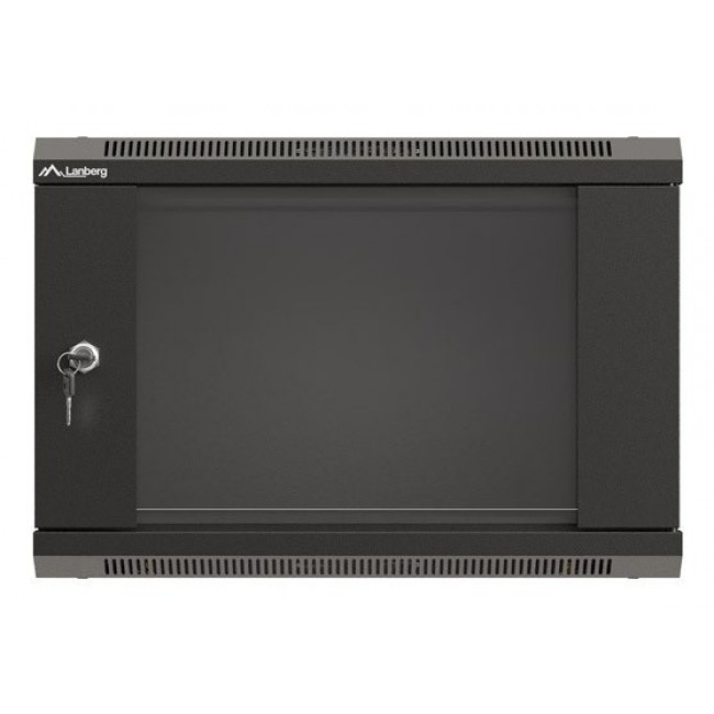 Lanberg WF03-5306-10B rack cabinet 6U Wall mounted rack Black