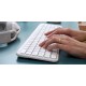 Logitech 920-012452 keyboard Office RF Wireless + Bluetooth QWERTZ German White