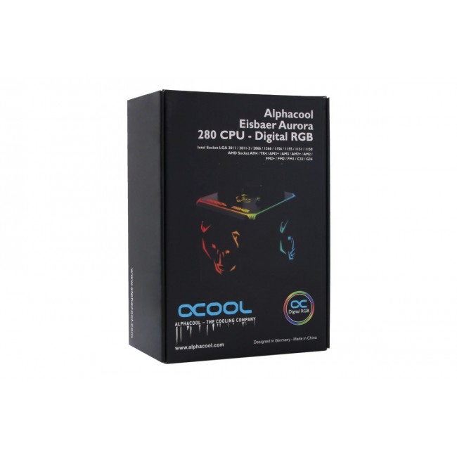 Alphacool 11729 computer cooling system Processor All-in-one liquid cooler 14 cm Black 1 pc(s)