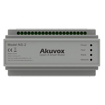 Akuvox NS-2 network switch Fast Ethernet (10/100) DIN rail Grey