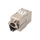 Digitus CAT 6A Keystone module, shielded with intelligent cable manager, set (24 pieces)