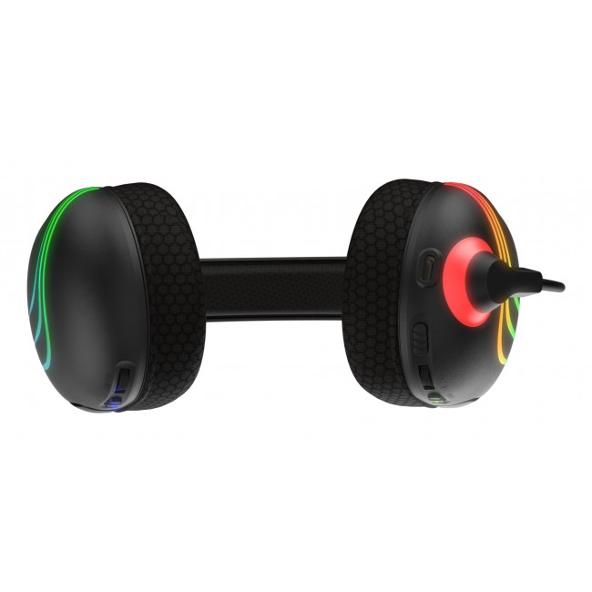 PDP 049-032-BK headphones/headset Wireless Head-band Gaming Bluetooth Black