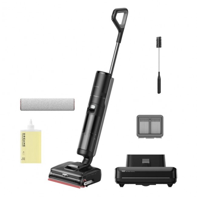 Dreame H15 Pro FoamWash Electric mop Battery Dry&wet Bagless 400 W Black, Red 30000 Ah