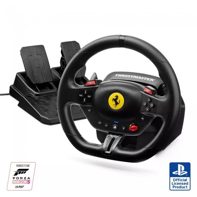 Thrustmaster T98-P Ferrari 296 GTB Black USB Steering wheel + Pedals Analogue / Digital PC, PlayStation 4, PlayStation 5