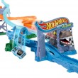 Hot Wheels RacerVerse Jurassic World Crash & Splash Track Set & Die-Cast Dinosaur Toy Car