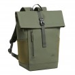 Rivacase Eden backpack Travel backpack Olive PU leather, Polyester, Recycled polyethylene terephthalate (rPET)