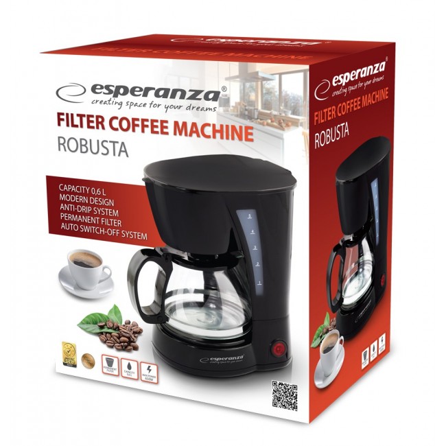 Esperanza EKC006 coffee maker Drip coffee maker 0.6 L
