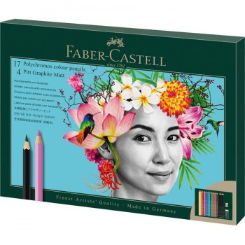 Faber-Castell Polychromos & Pitt Graphite Matt Set Multicolour 21 pc(s)