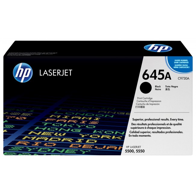 HP 645A Black Original LaserJet Toner Cartridge