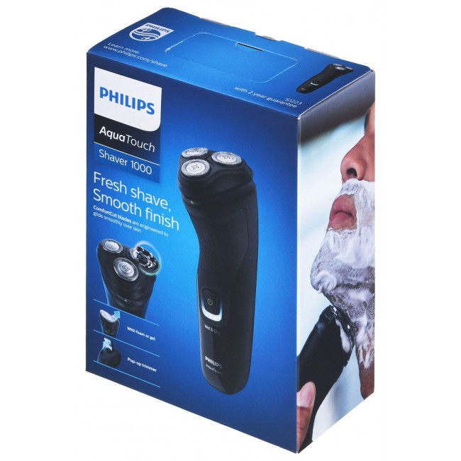 Philips 1000 series S1223/41 men's shaver Rotation shaver Trimmer Black