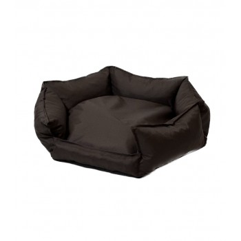 GO GIFT Hexagon black XXL - pet bed - 90 x 63 x 16 cm