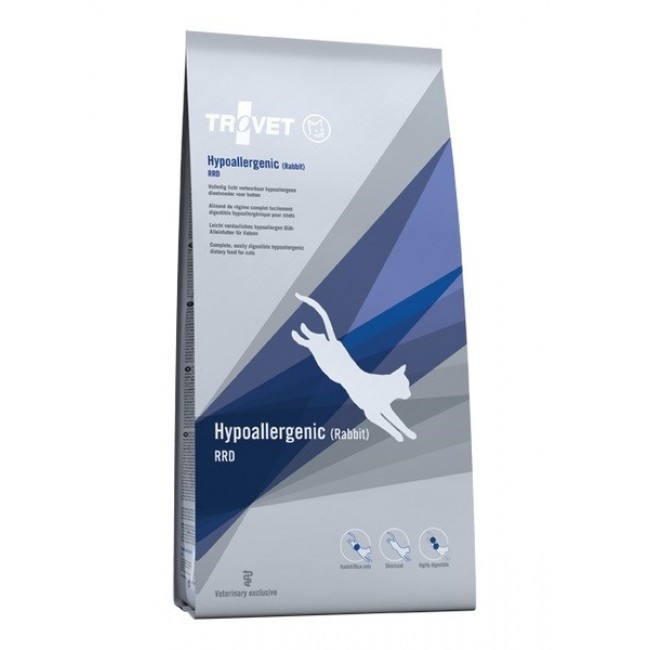 TROVET Hypoallergenic RRD with rabbit - dry cat food - 3 kg