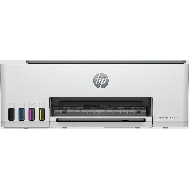 HP Smart Tank 580 All-in-One Printer, Home and home office, Print, copy, scan, Wireless High-volume printer tank Print from phone or tablet Scan to PDF