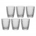 LA PORCELLANA BIANCA ETRUSCO Set of 6 glasses with thick bottom 270 ml