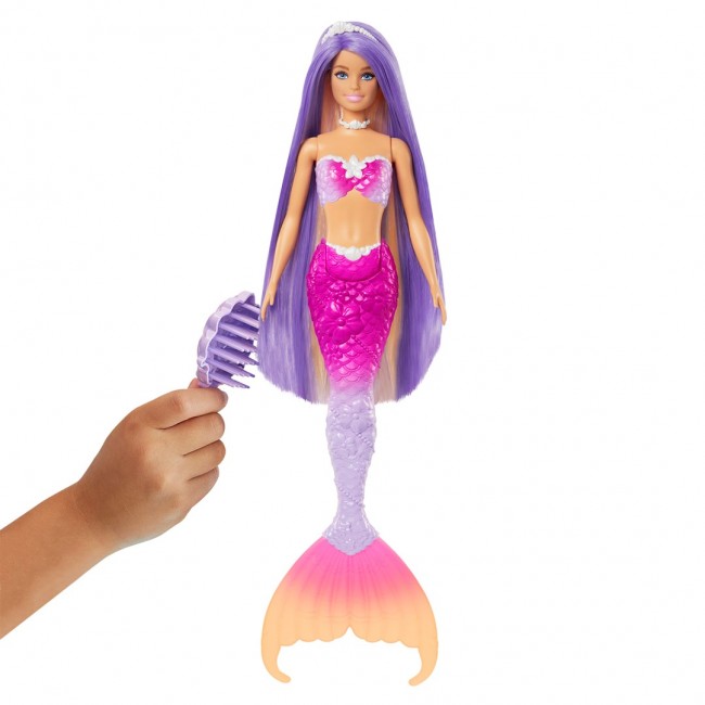 Barbie A Touch of Magic Malibu Mermaid Doll with Color Change Feature, Pet Dolphin and Accessories Barbie A Touch of Magic Malibu Mermaid Doll with Color Change Feature, Pet Dolphin and Accessories