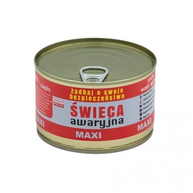HASKE Pro MAXI Emergency Survival Candle 410g 72h HASKE Pro MAXI Emergency Survival Candle 410g 72h
