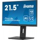 iiyama ProLite 21.5 IPS 3-side borderless monitor with USB hub, 100Hz refresh rate and height-adjustable stand