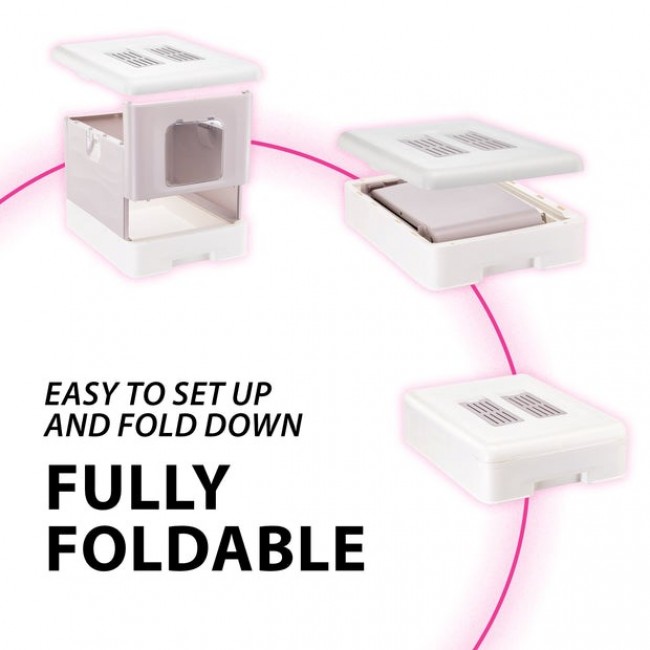 FERPLAST Sahara Green - cat litter box - 52 x 39 x 40cm