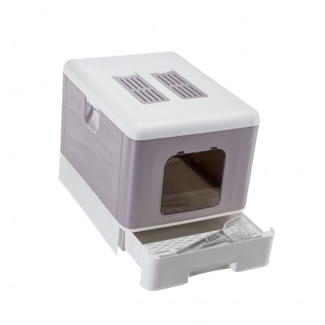 FERPLAST Sahara Lilac - cat litter box - 52 x 39 x 40cm