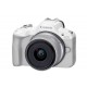 Canon EOS R50, White + RF-S 18-45mm F4.5-6.3 IS STM Kit MILC 24.2 MP CMOS 6000 x 4000 pixels