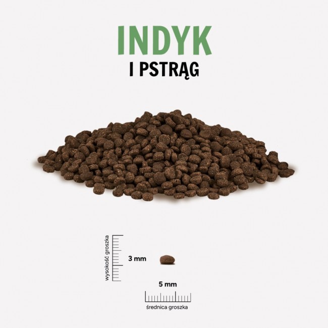 PAKA ZWIERZAKA Kitten Turkey and trout - dry cat food - 400g