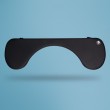 R-Go Tools Armrest R-Go, ergonomic, symmetrical, with abdominal cutout, soft foam, black