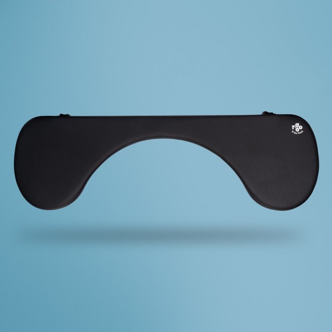 R-Go Tools Armrest R-Go, ergonomic, symmetrical, with abdominal cutout, soft foam, black