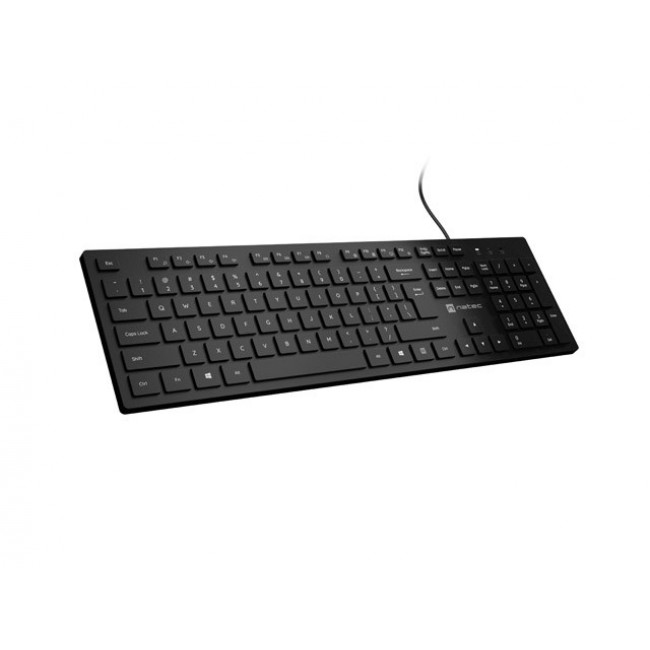 Natec Herring US Multimedia Slim Keyboard Black Natec Herring US Multimedia Slim Keyboard Black