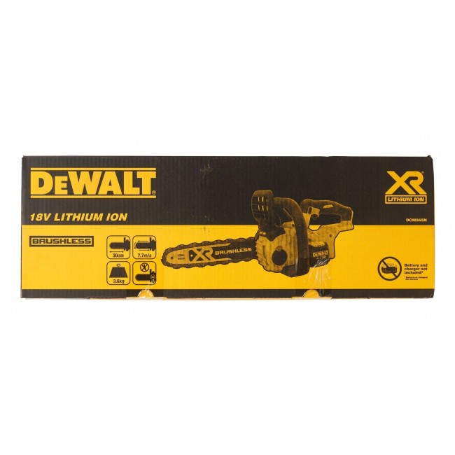 DeWALT DCM565N-XJ chainsaw Black, Yellow