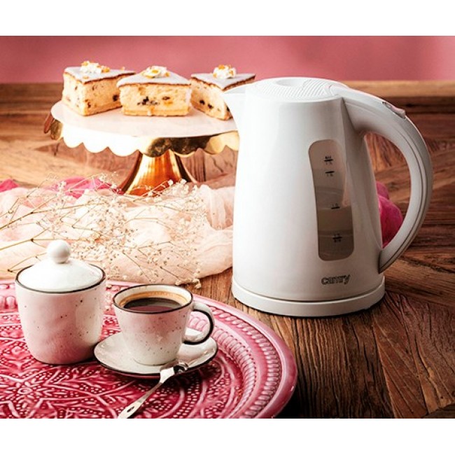 Camry Premium CR 1256 electric kettle 1.7 L 2000 W White Camry Premium CR 1256 electric kettle 1.7 L 2000 W White