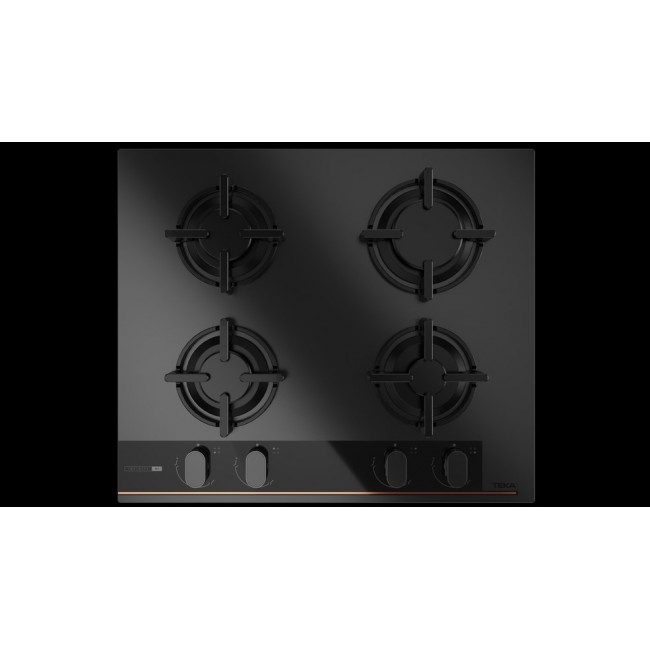 Teka GBC 64 Infinity G1 Black Built-in 60 cm Gas 4 zone(s)