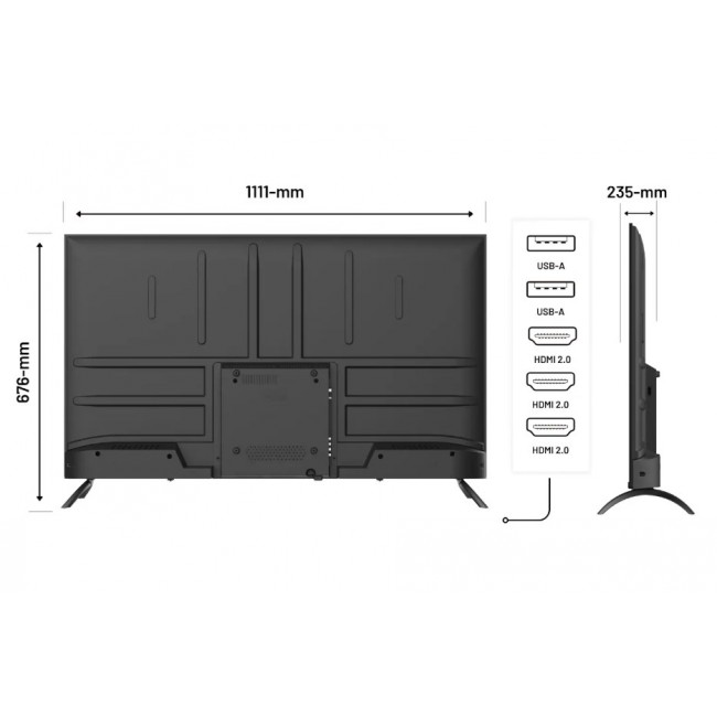 JAPANNEXT JN-IPS500UHD60F computer monitor 127 cm (50
