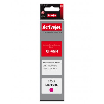 Activejet AC-G46M Ink cartridge for Canon printers, Replacement for Canon GI-46M Supreme 135 ml magenta
