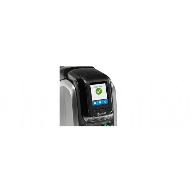 Zebra ZC300 plastic card printer Dye-sublimation/Thermal transfer Colour 300 x 300 DPI Wi-Fi Zebra ZC300 plastic card printer Dye-sublimation/Thermal transfer Colour 300 x 300 DPI Wi-Fi
