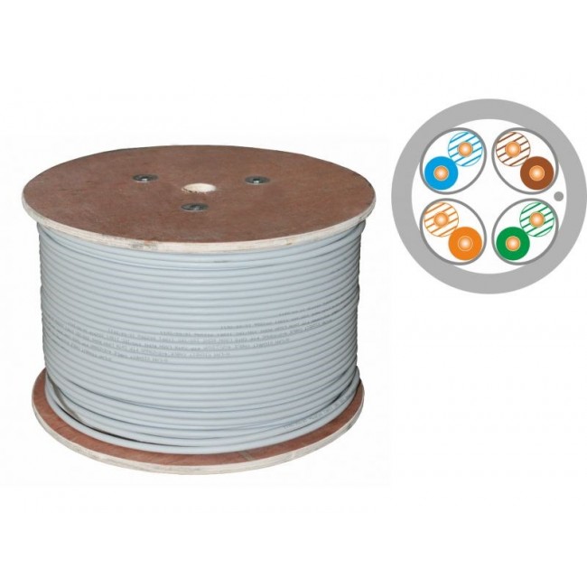 ALANTEC U/FTP cat.6A B2ca LSOH cable 4x2x23AWG 500m ALANTEC U/FTP cat.6A B2ca LSOH cable 4x2x23AWG 500m