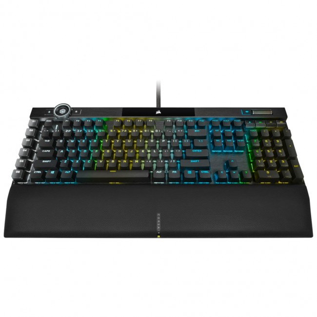 Corsair K100 RGB Gaming Keyboard, Corsair OPX, RGB LED - Black Corsair K100 RGB Gaming Keyboard, Corsair OPX, RGB LED - Black
