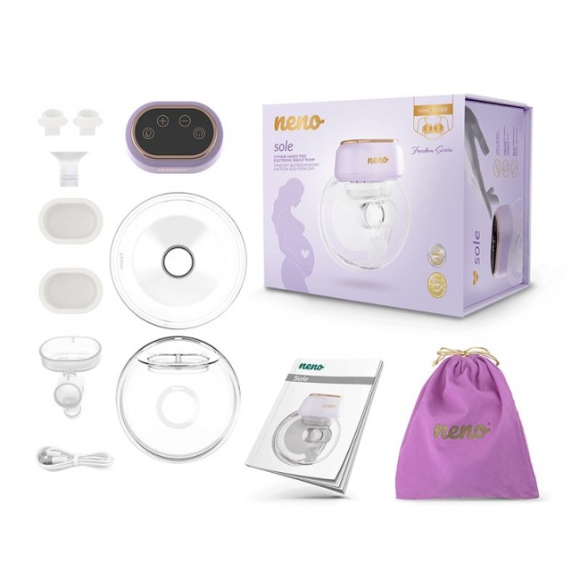 Neno Sole - three-phase cordless premium electronic breast pump Neno Sole - three-phase cordless premium electronic breast pump