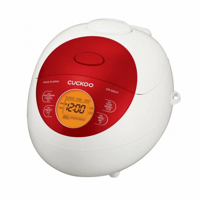 Cuckoo CR-0351F RED rice cooker 0.54 L 425 W Red, White Cuckoo CR-0351F RED rice cooker 0.54 L 425 W Red, White