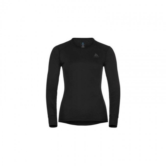 Odlo BL TOP crew neck l/s ACTIVE WARM ECO women's T-shirt, size S, black Odlo BL TOP crew neck l/s ACTIVE WARM ECO women's T-shirt, size S, black