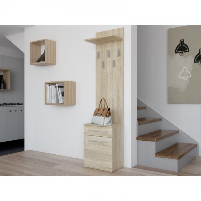 Topeshop DUO WIESZAK SONOMA clothing hanger Oak