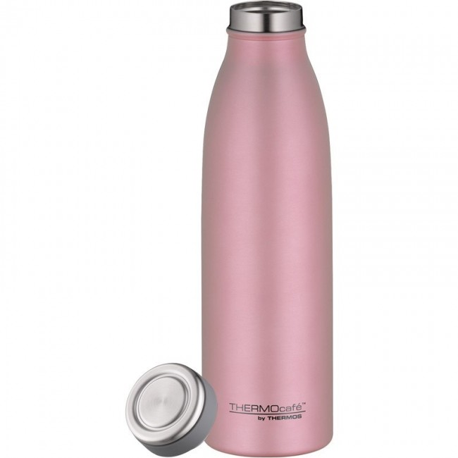 THERMOS 500 ml THERMOcaf thermos flask - pink and gold